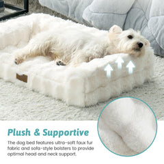 Sofá para perros Cozy Kiss con tres lados y confort