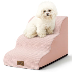 COZY KISS escaleras para perros pequeños, diseño curvado para subir al sofá con comodidad.
