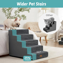 COZY KISS escalera para perros con anchura extra, mayor estabilidad