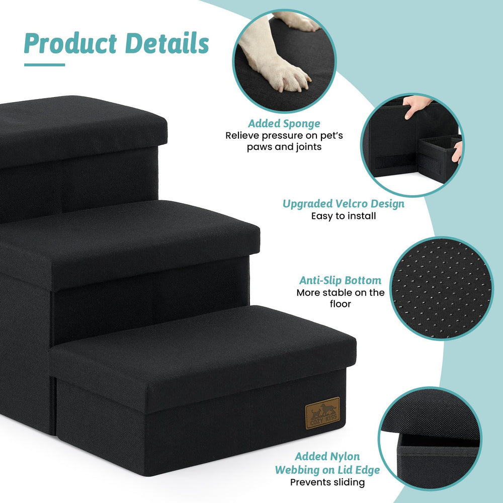 COZY KISS soporta hasta 180 lb, apto para perros grandes.