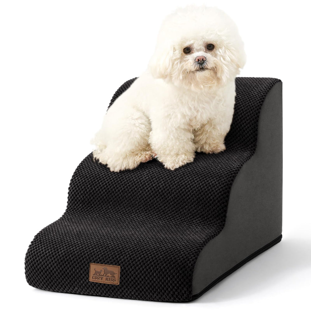 COZY KISS escalera para perros pequeños, curva suave para subir al sofá.