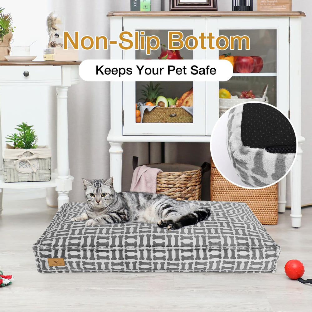 Cama Cozy Tails lo suficientemente grande para razas medianas y grandes.