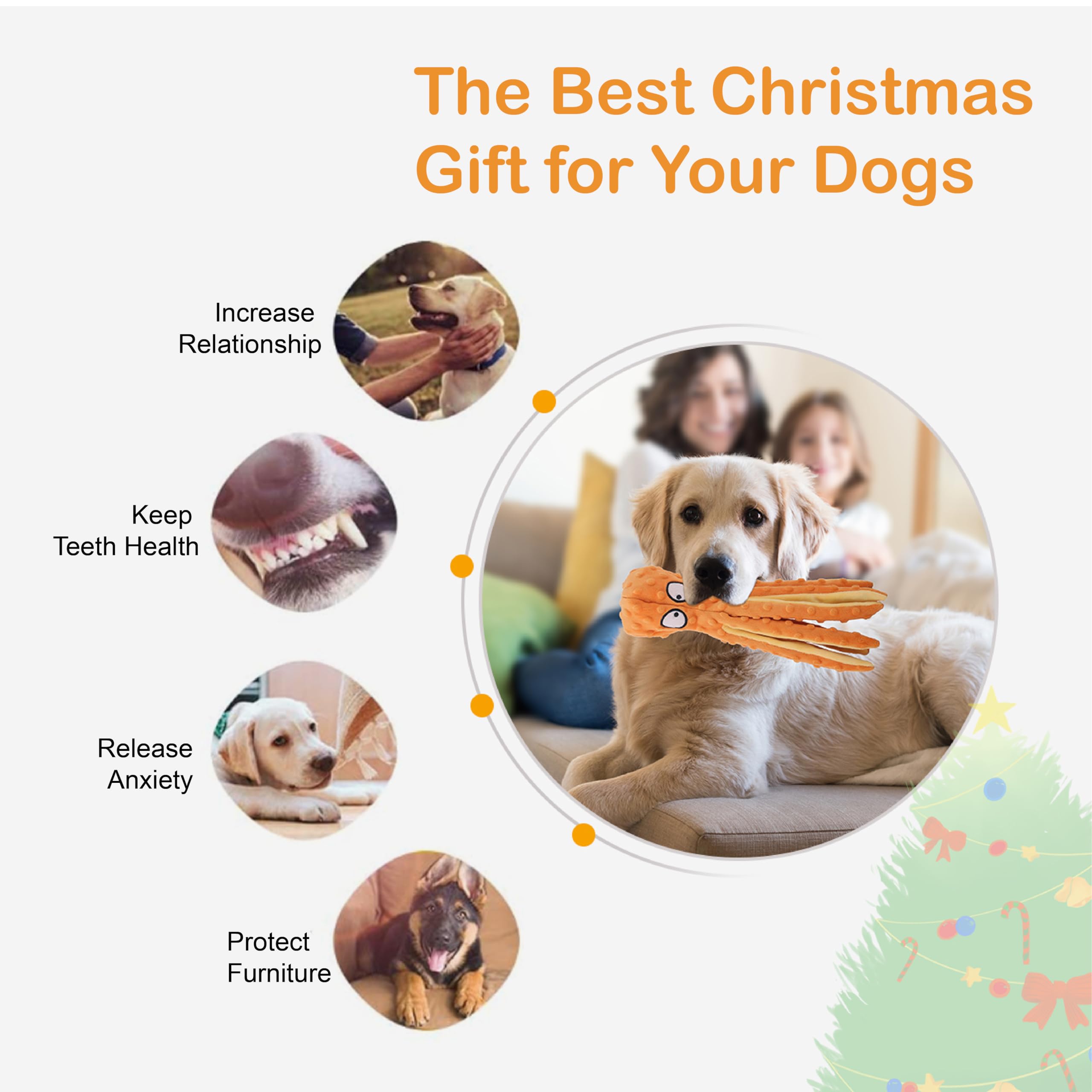 Juguete CPYOSN para perros de todos los tamaños y edades.