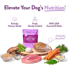Bolsas de Res y Arroz de Portland Pet Food Company, uso versátil como comida principal o mezcla