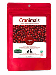 Cranimals: botella de cranberry para apoyar la salud urinaria de mascotas.