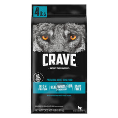 CRAVE: bolsa frontal sin granos con salmón para perros activos.