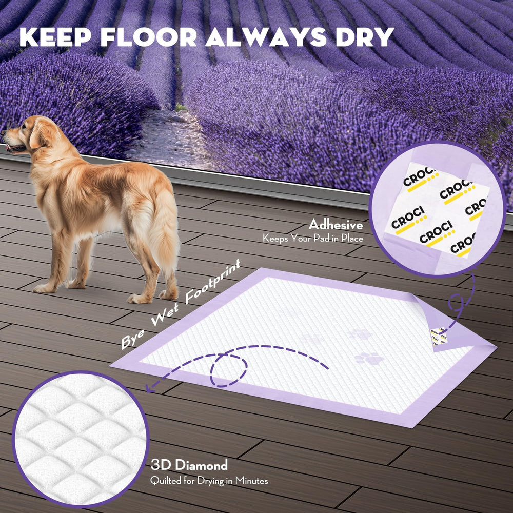 Croci almohadillas extragrandes, seis capas para mayor absorción y protección.