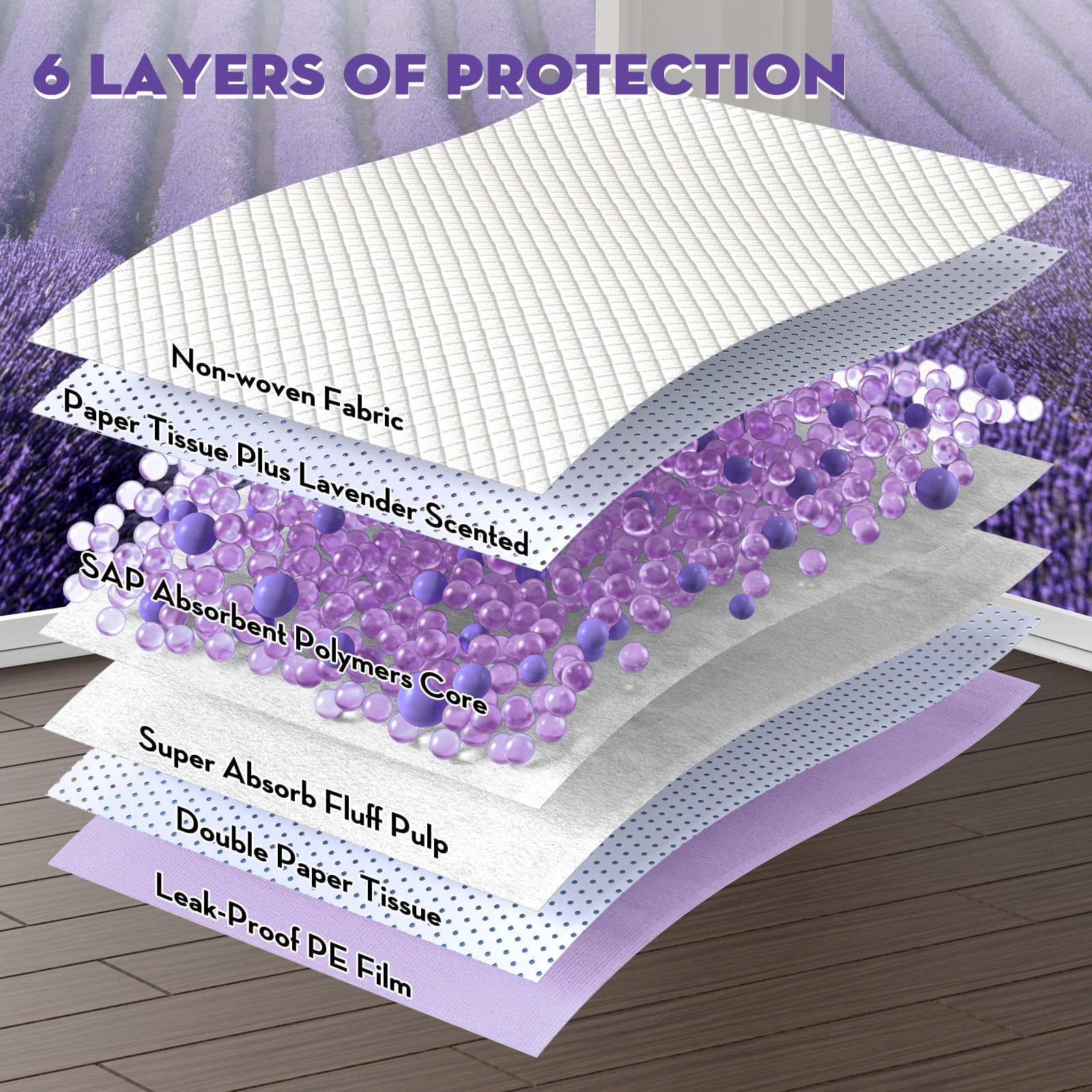 Croci protección de suelos con almohadillas desechables para perros.
