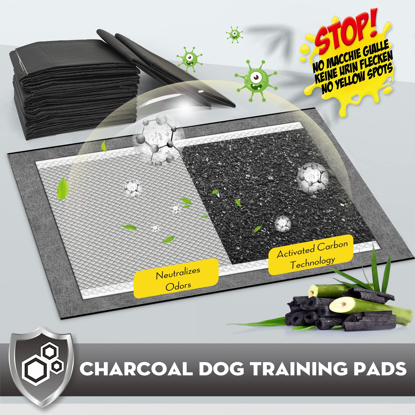 Croci pads con diseño de seis capas para mayor absorción.