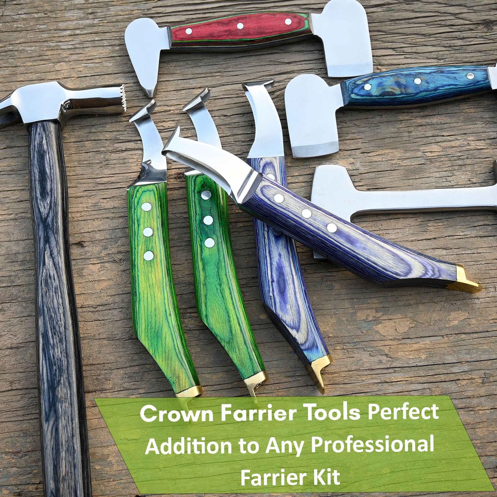 Crown Farrier Tools 9 pulgadas de longitud para mayor alcance y palanca.