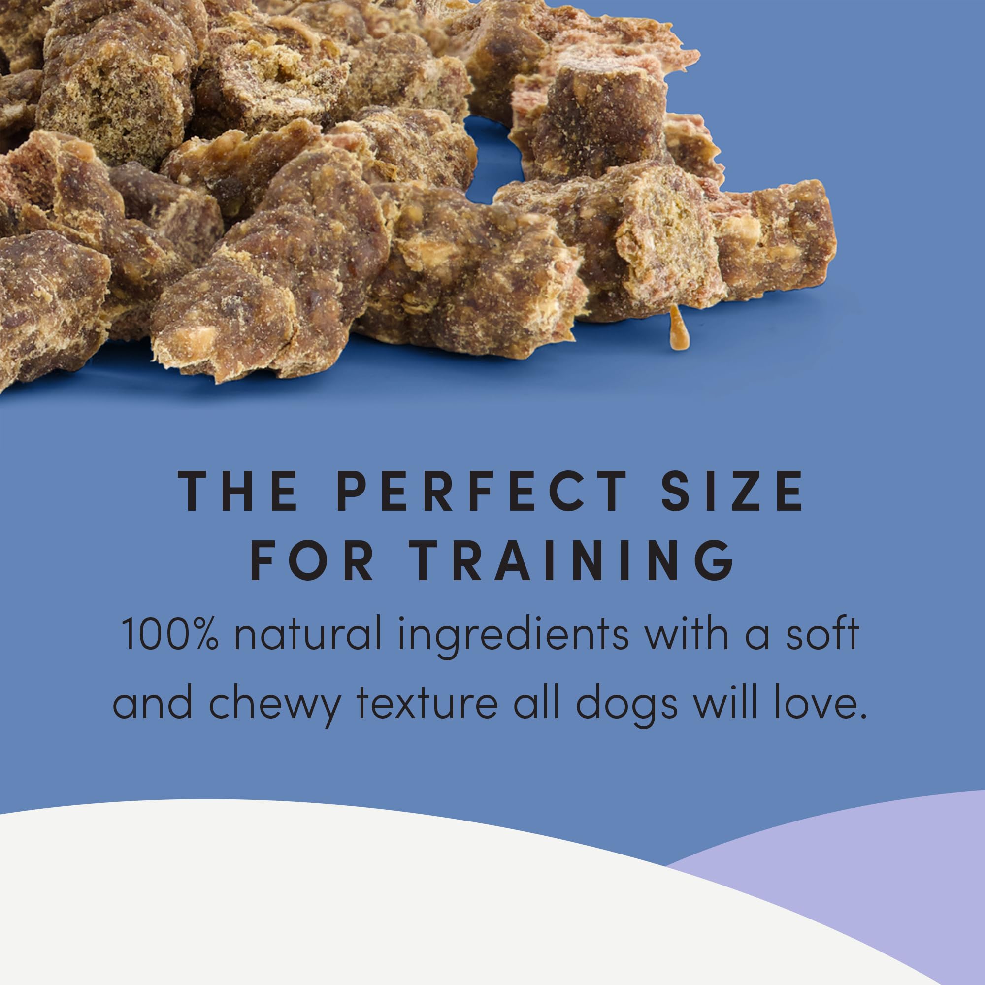 Crumps' Naturals Mini Premios, textura semihúmeda suave para perros pequeños