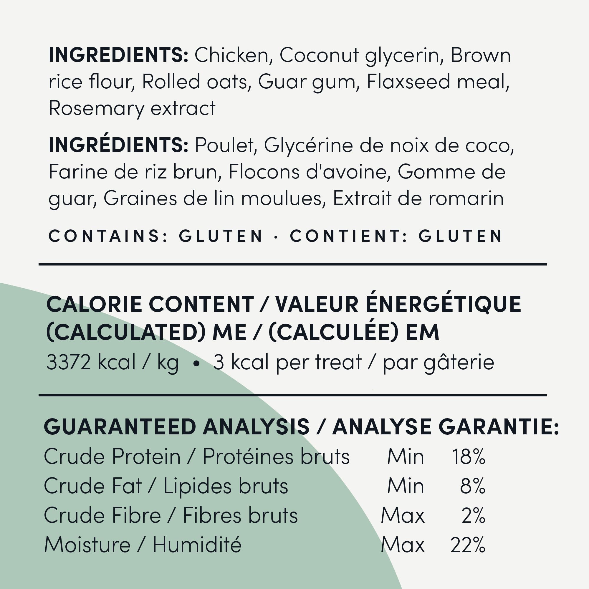 Crumps’ Naturals mordiscos entrenables para perro, pollo semi-húmedos y sabrosos.