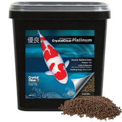 CrystalClear Platinum: gránulos 3mm para koi, crecimiento y color