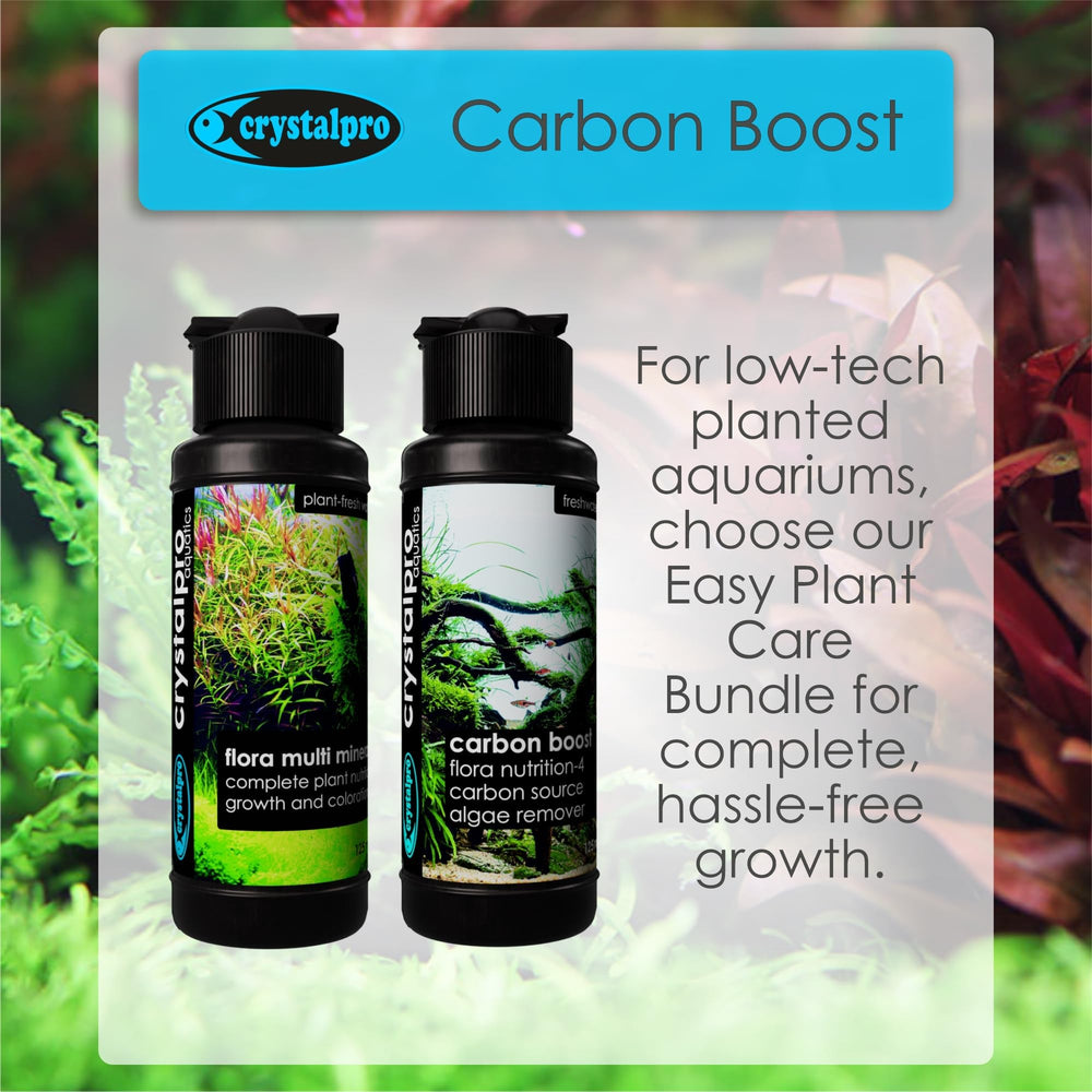 crystalpro Carbon Boost en tanque de alta tecnología para plantas