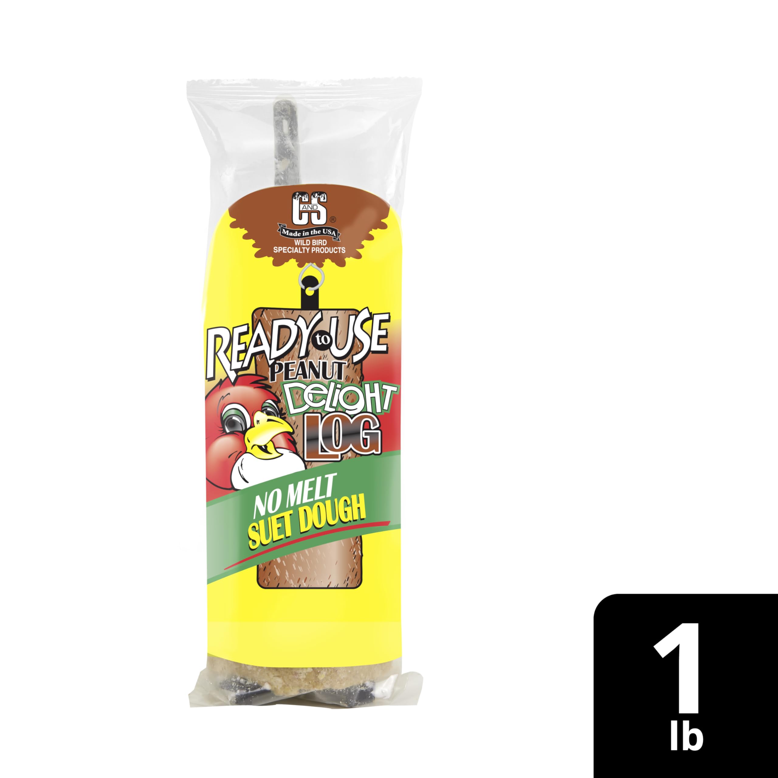 C&S Peanut Delight No Melt Log hecho en eeuu