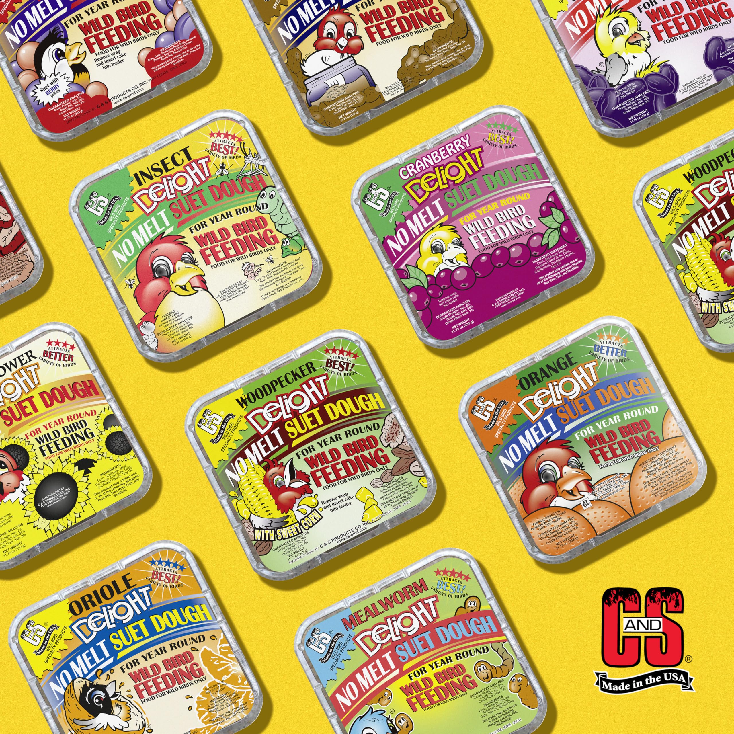 C&S Insect Delight, sabores variados como cacahuete para diversificar la alimentación.