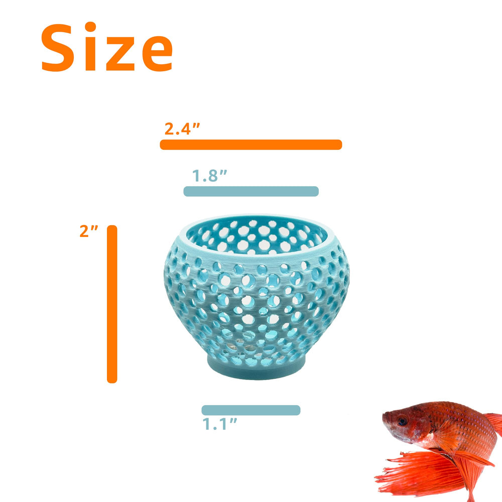 CTWPets Betta Bulb Hide 2.0: refugio versátil para bettas y camarones.