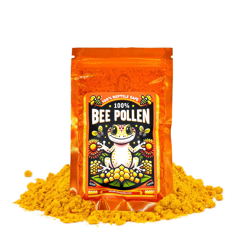 CTWPets polen de abeja para reptiles en envase práctico, listo para usar.