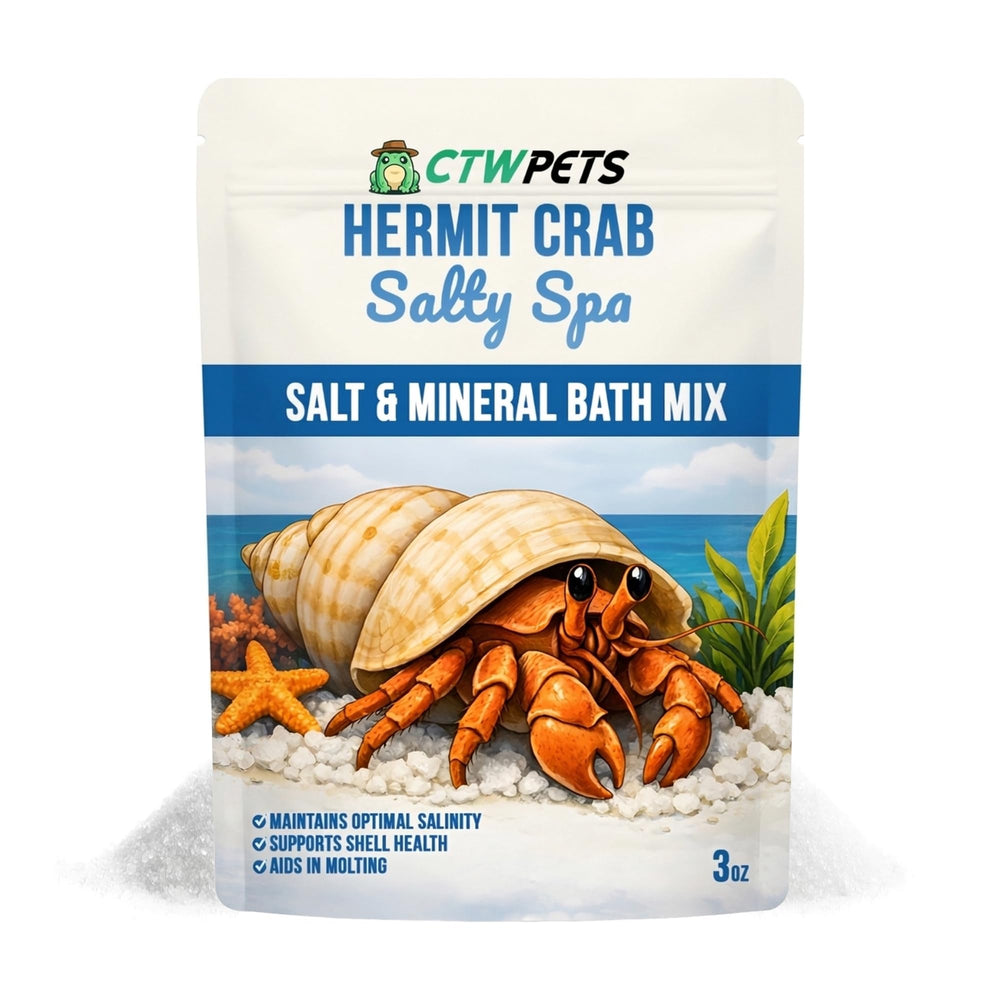 CTWPets Spa Salino: baño salino para cangrejos ermitaños con higiene diaria