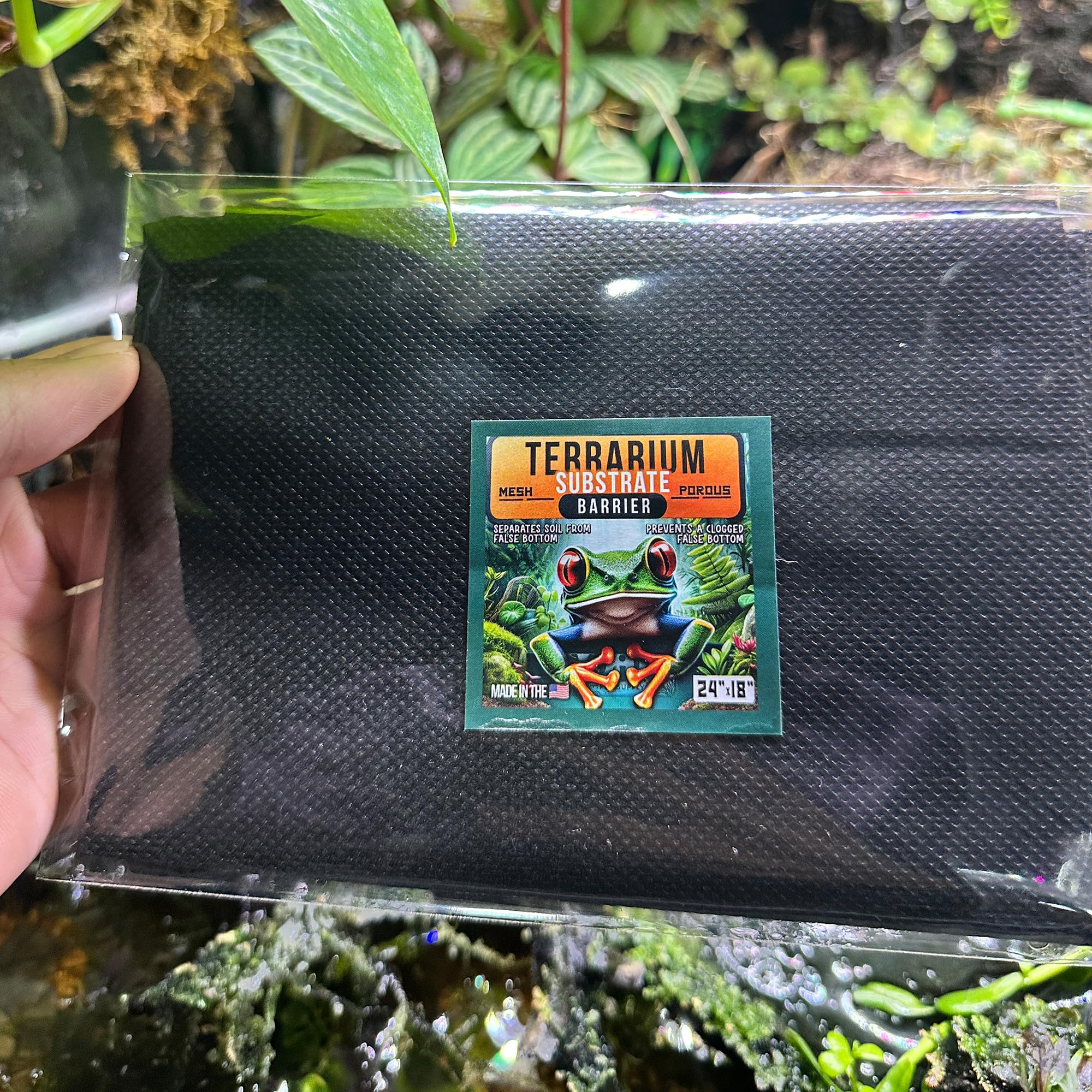 CTWPets Forro de Sustrato, ideal para terrarios de reptiles y anfibios pequeños.