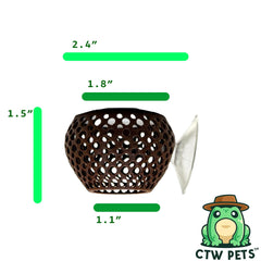 CTWPets sujecion fuerte para fijar el refugio al acuario.