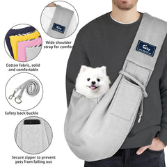 Portador reversible CUBY para mascotas, ideal para salidas diarias al aire libre.