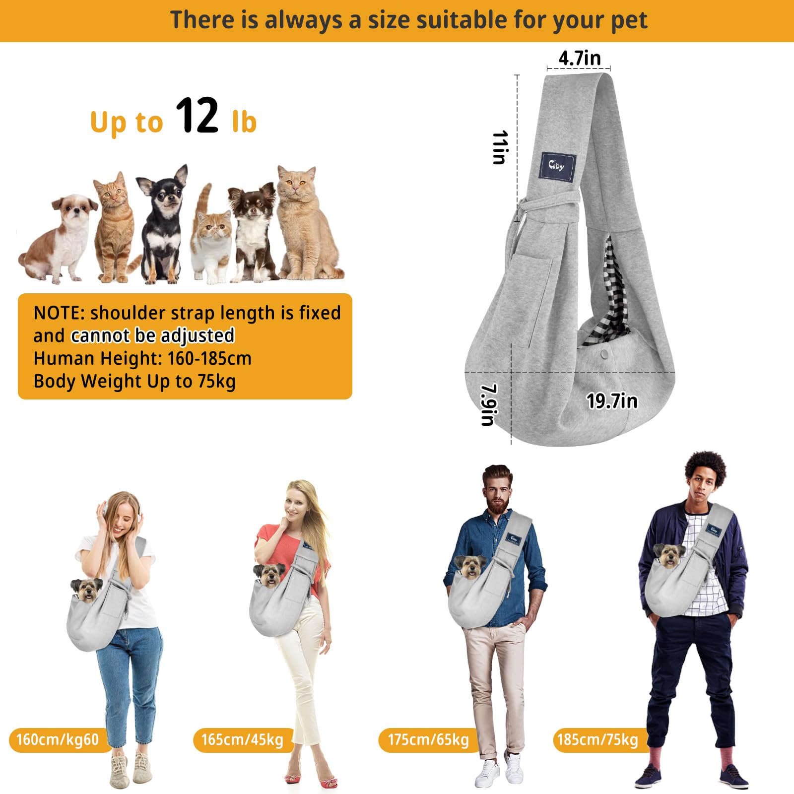Seguridad CUBY: portador para mascotas estable y cómodo.