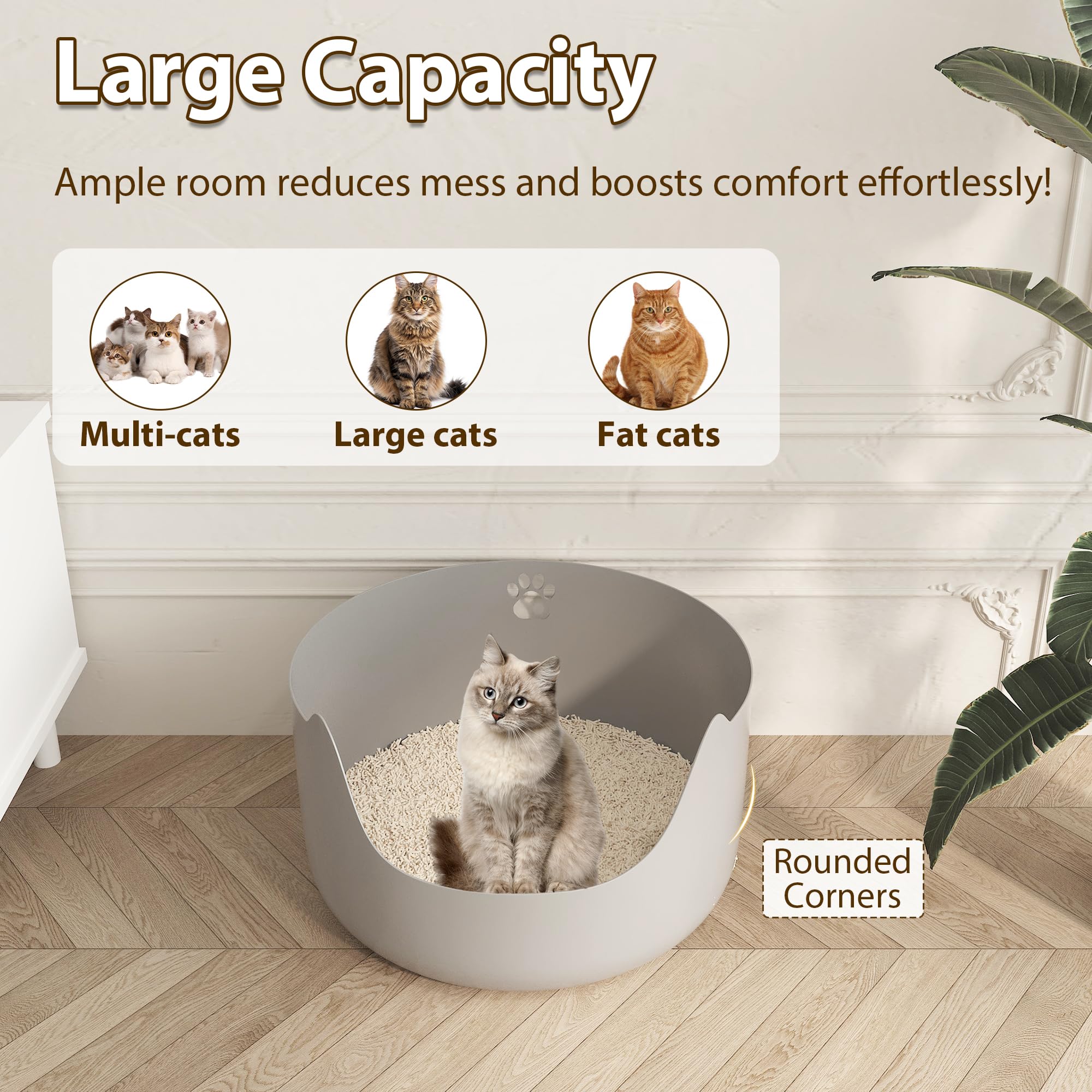 Caja de arena Cuddpaw: set de dos unidades para hogares con varios felinos.