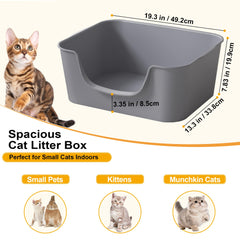 Cuddpaw caja-arena anti-salpicaduras, reduce polvo y derrames diarios