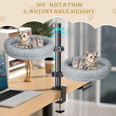 Cuipingoo cama para gato con altura ajustable para mayor comodidad