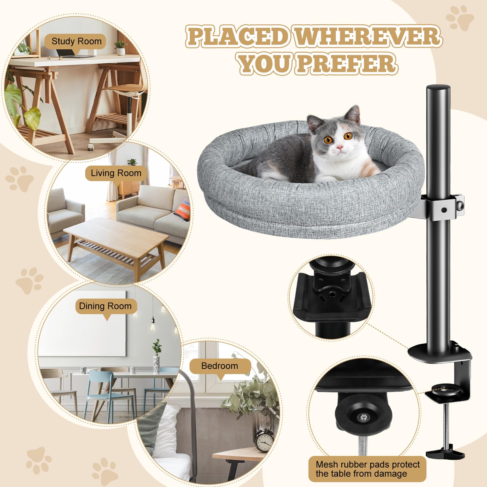 Cuipingoo diseñado para dueños que trabajan desde casa sin molestar al gato