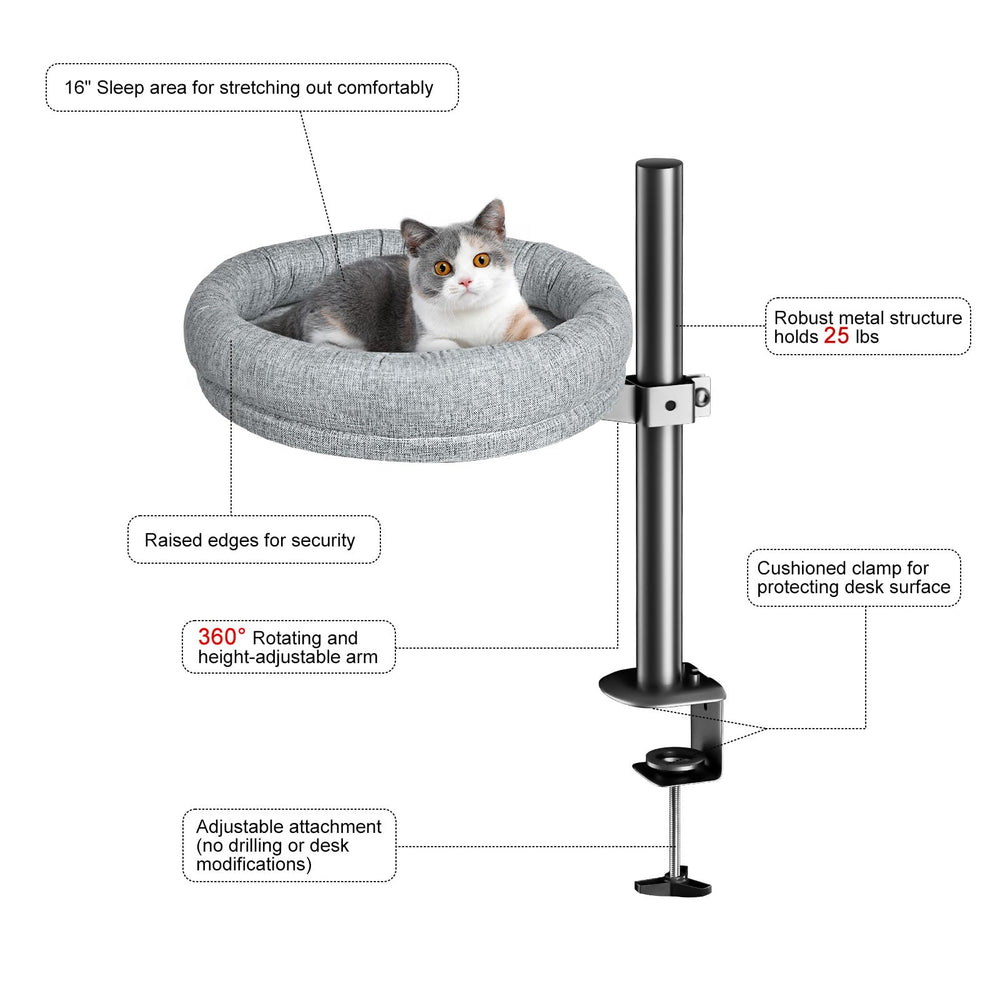 Cuipingoo soporta hasta 40 libras sin balance cuando tu gato salta