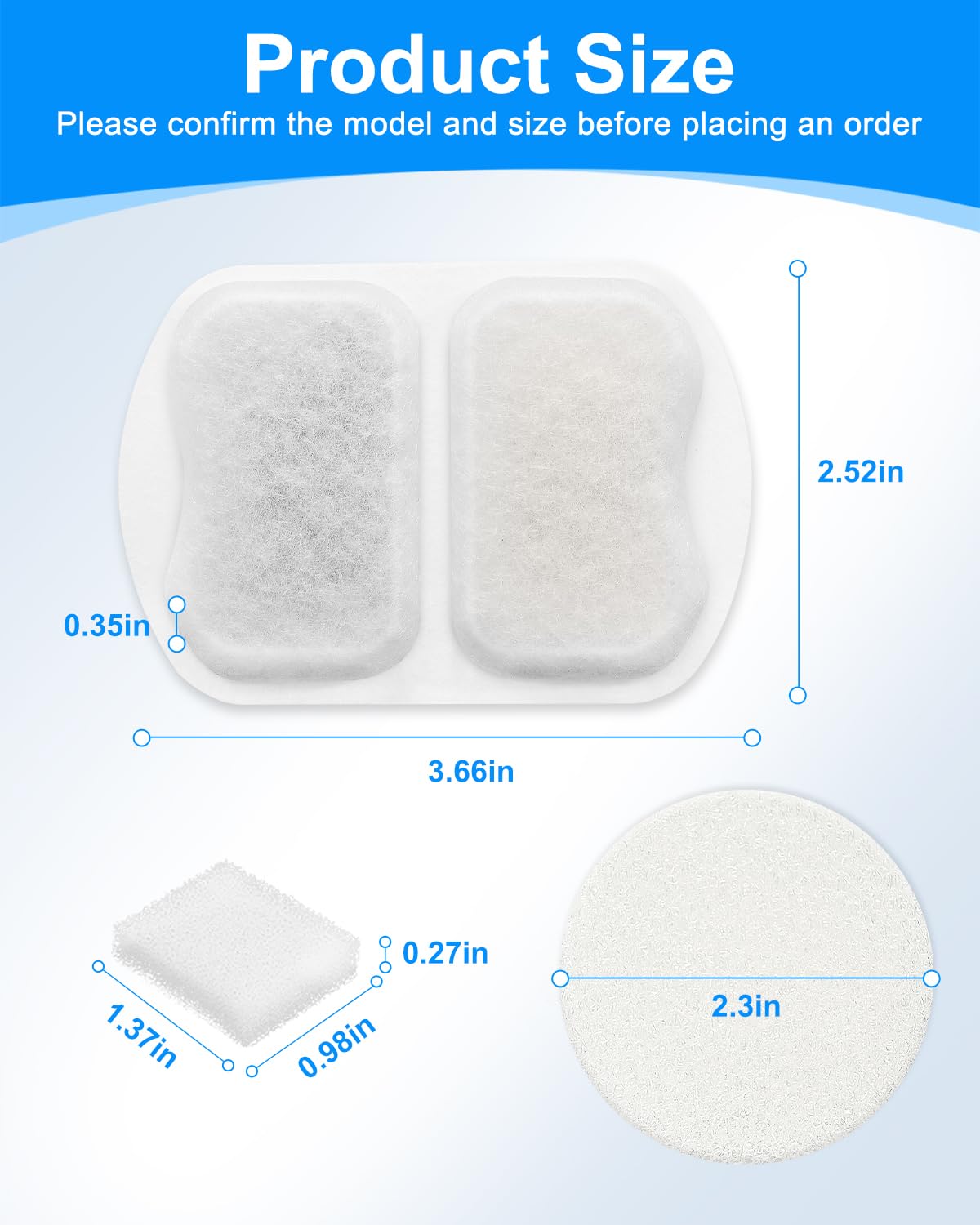 Filtración en 5 capas Cunina para agua de perro