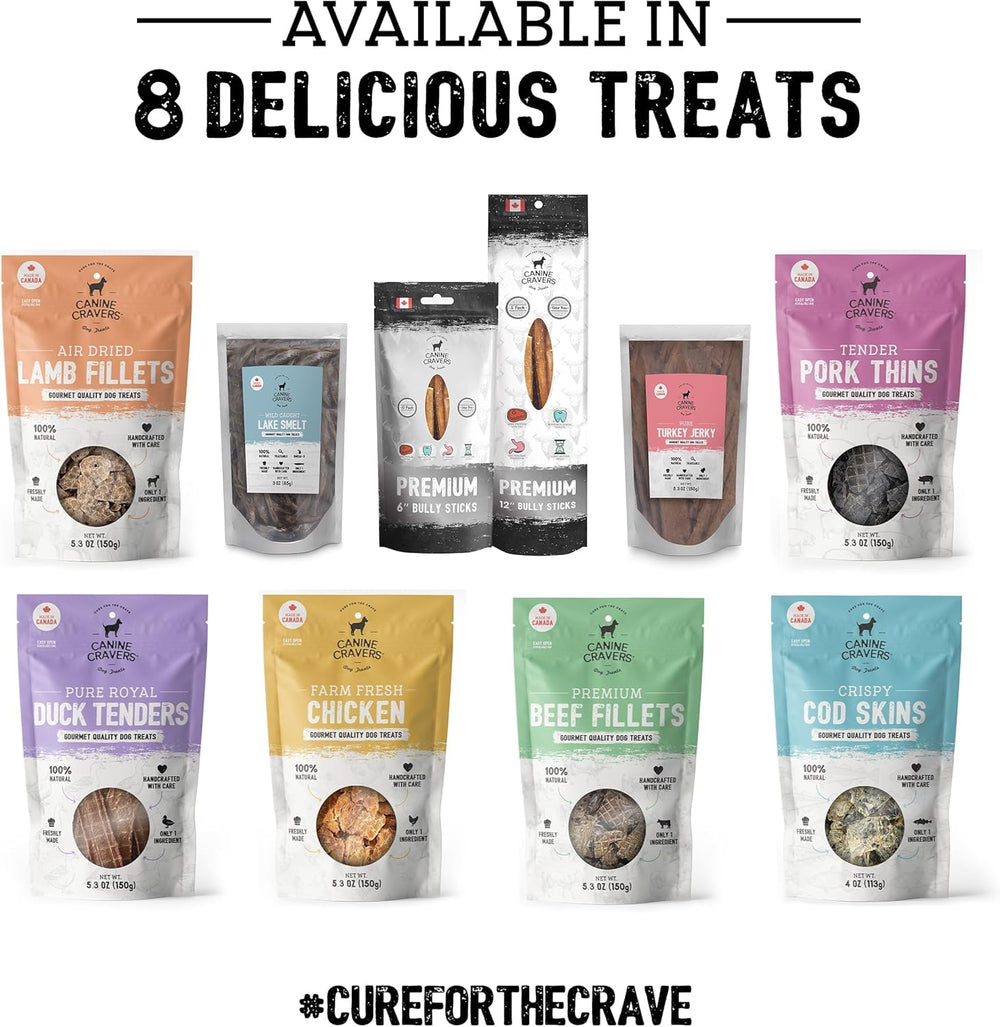 Cure for the Crave Canine Cravers sin granos gluten ni soja.