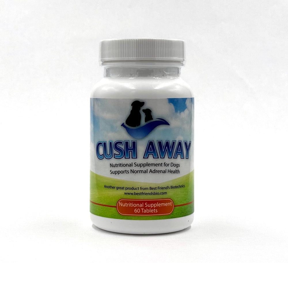 CushAway: bote de suplemento para perros, apoyo a inflamación y estrés oxidativo