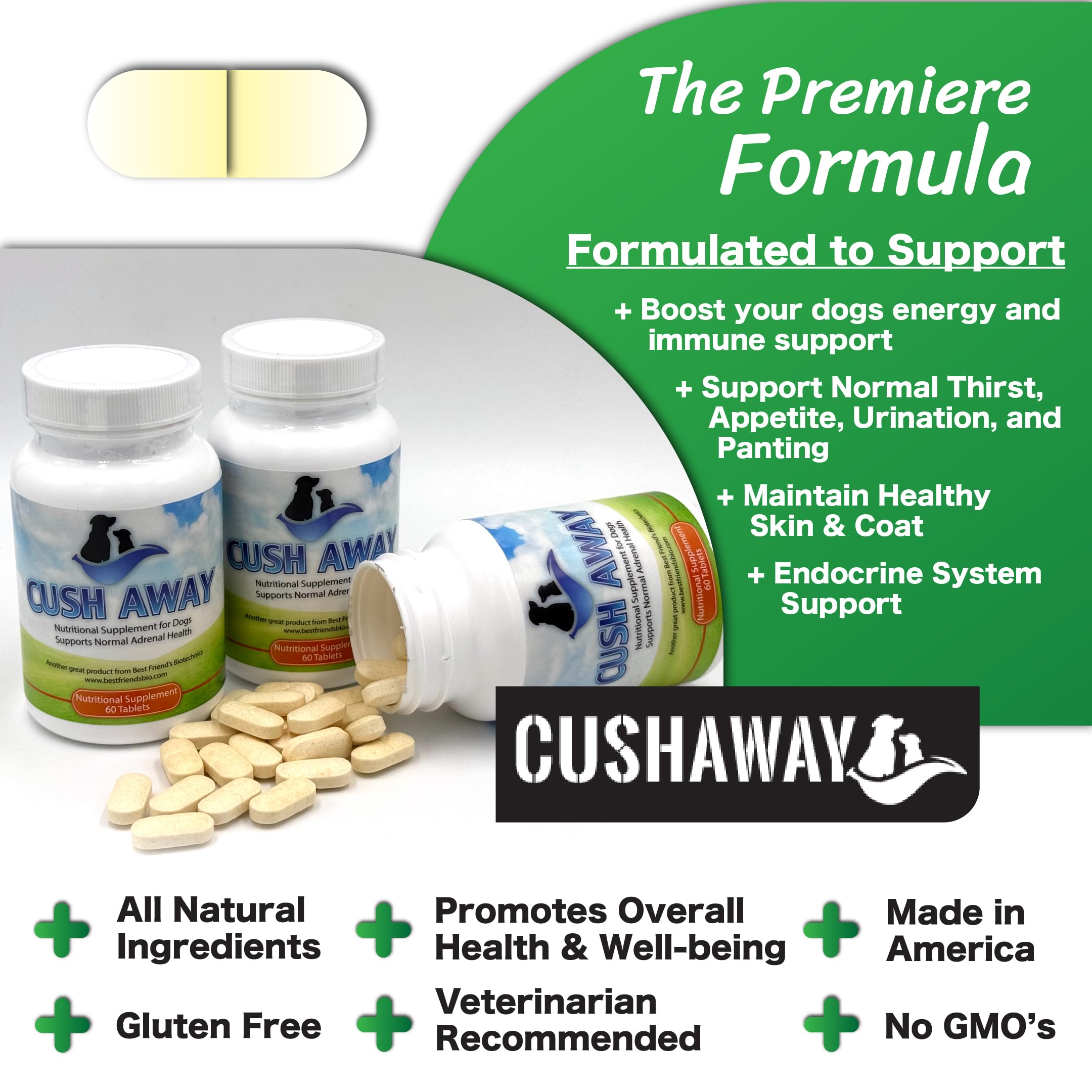 CushAway cápsulas: textura suave para una ingestión fácil