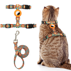 Arnés CUSOZWO para gato con localizador, seguro para paseos al aire libre