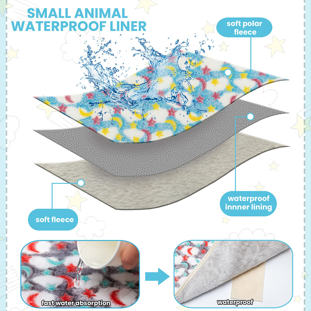 CUSOZWO capa impermeable interior de la manta, mantiene seco el área de mascota.