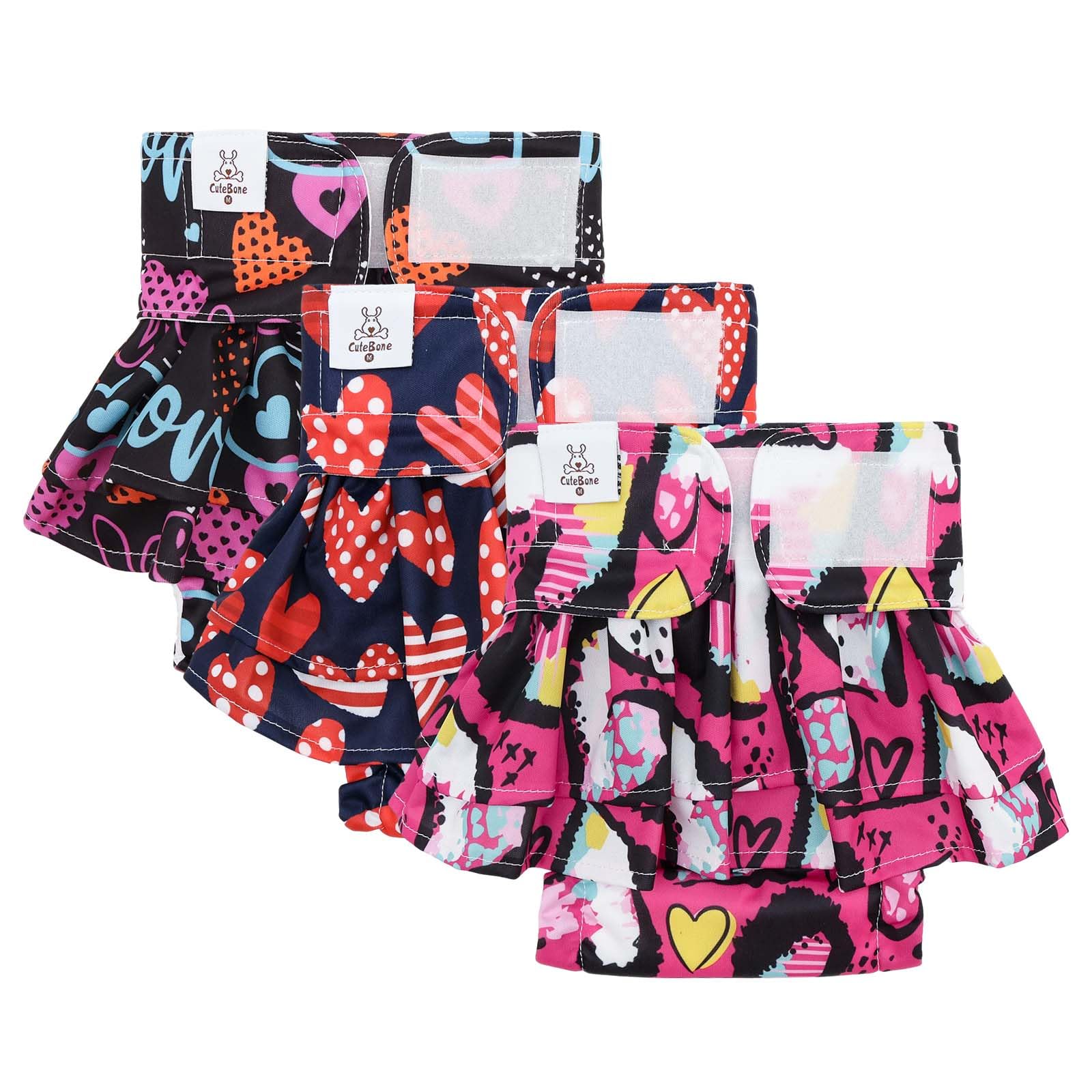 CuteBone diseño reutilizable y lavable para ahorro y cuidado ambiental.