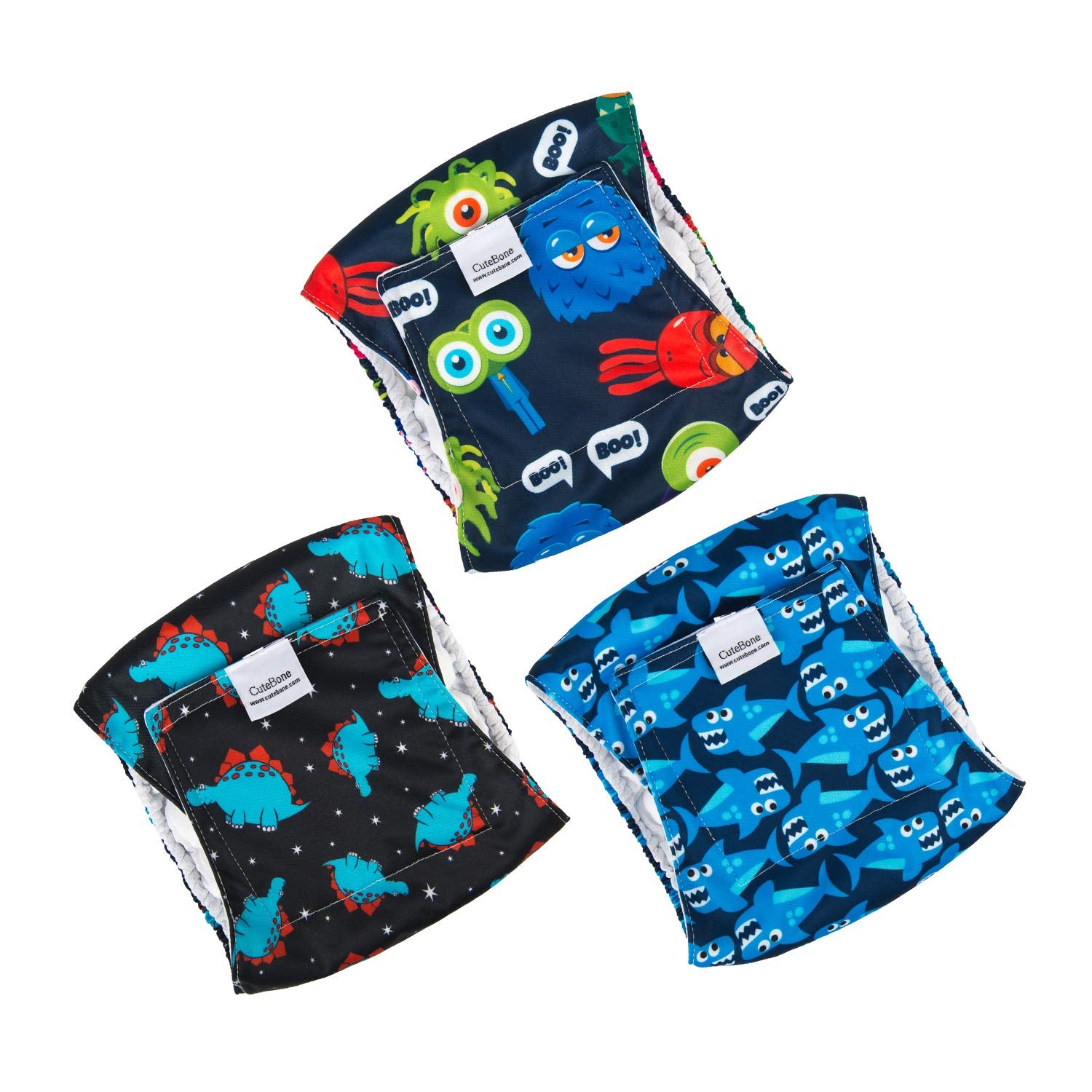 CuteBone panal-barriga para perro macho lavable y reutilizable.