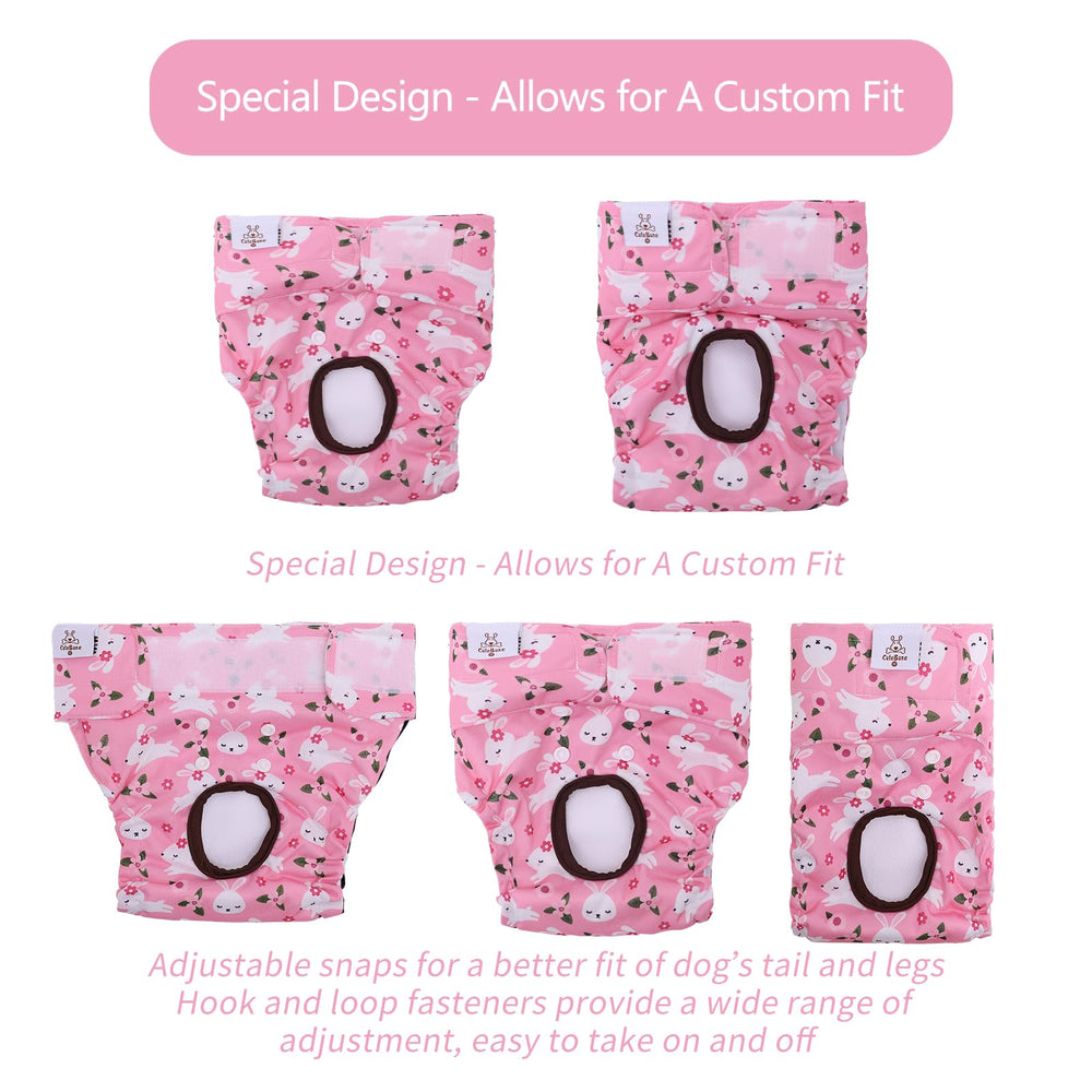 CuteBone pañales para perras con exterior impermeable para evitar filtraciones
