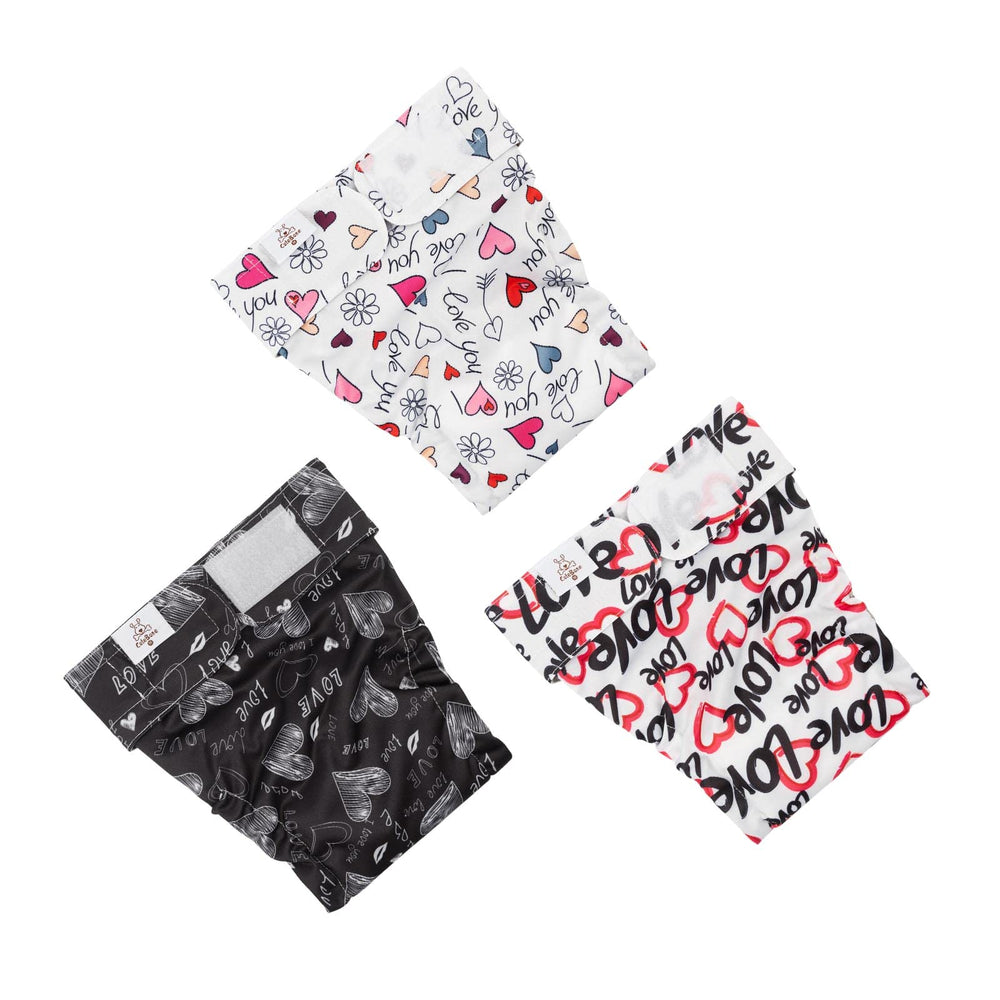Pañales CuteBone para perras con cierre de velcro para ajuste cómodo