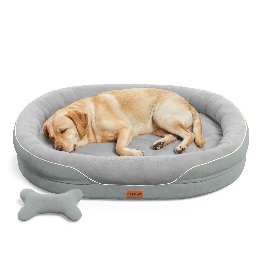 CWAWZ Cama Ortopédica Jumbo con apoyos envolventes para descanso cómodo y seguro.