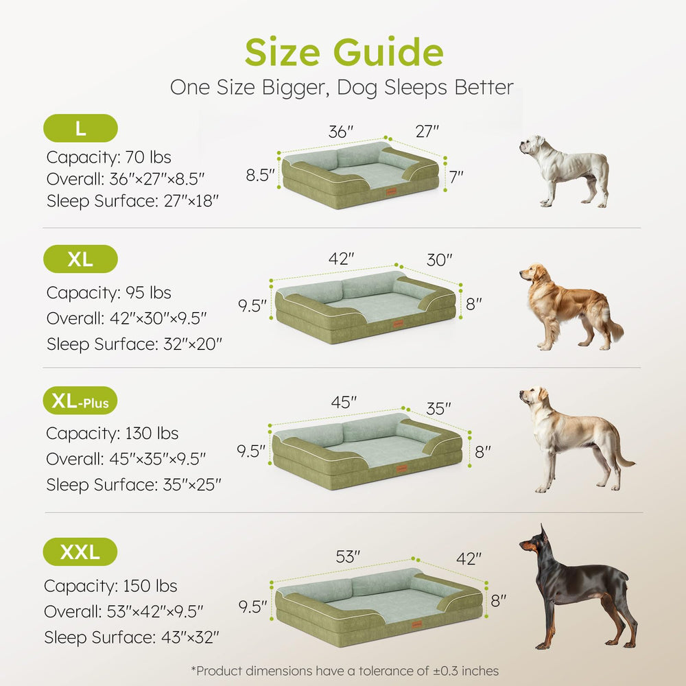CWAWZ cama extragrande ideal para perros grandes.