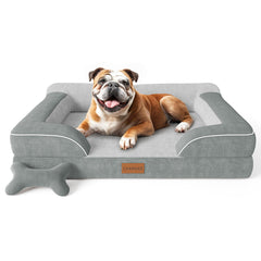 Cama CWAWZ para perros grandes con soporte ortopédico gracias a espuma de alta densidad