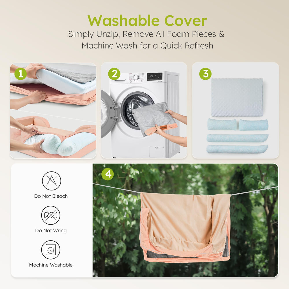 Cama ortopédica CWAWZ, ideal para perros ansiosos y relajación.