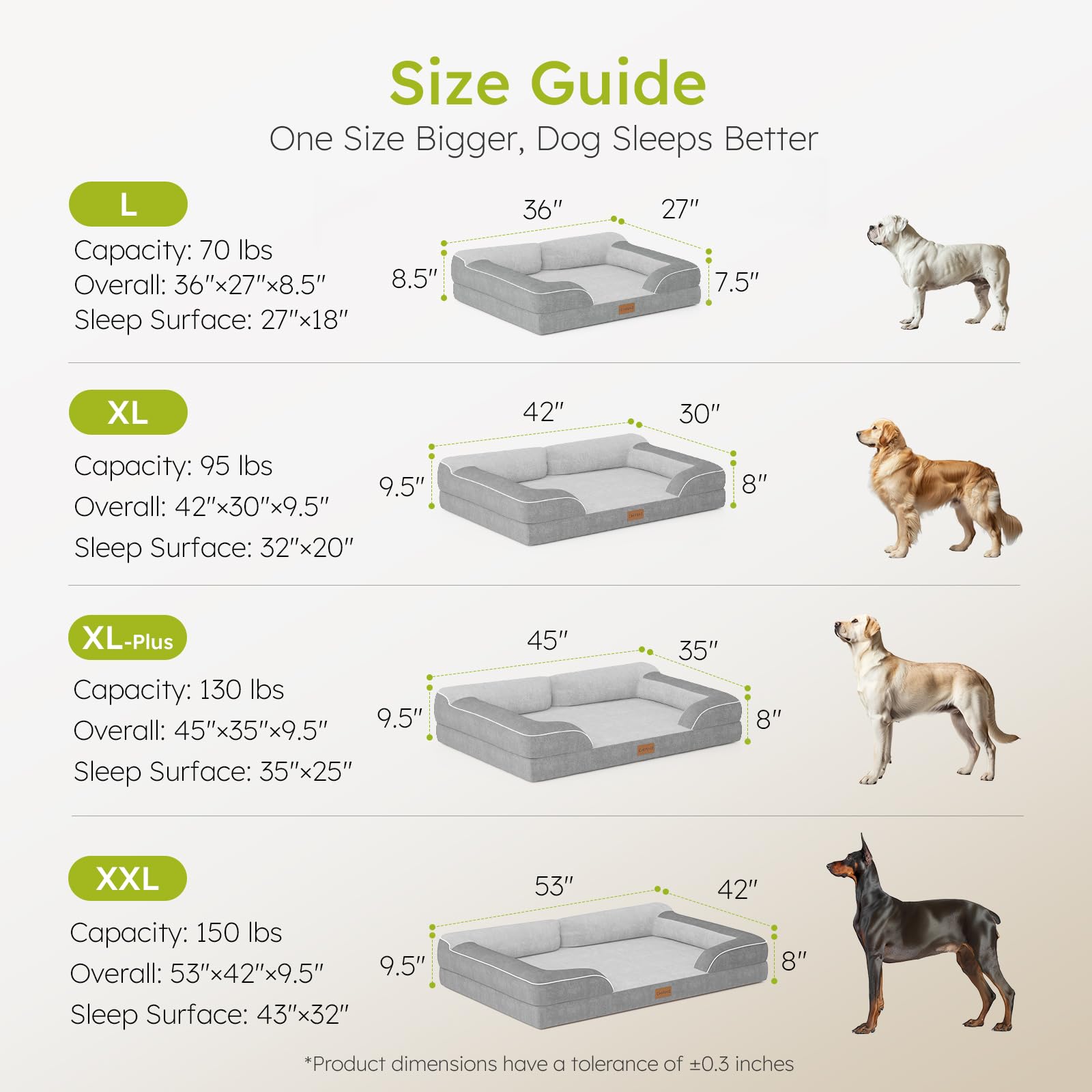 Cama CWAWZ Jumbo con juguete óseo incluido para entretenimiento.