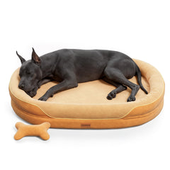 Cama ortopédica CWAWZ XXL para perros grandes con refuerzos envolventes y soporte