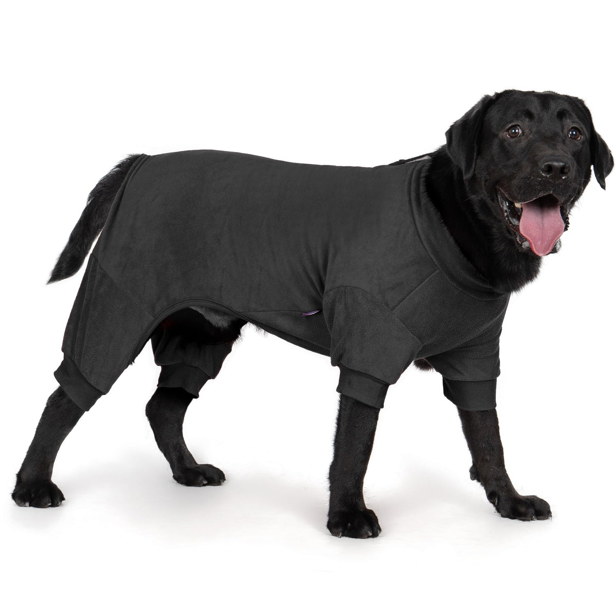 Pijama cyeollo para perro grande, tejido de felpa suave: comodidad para piel sensible.