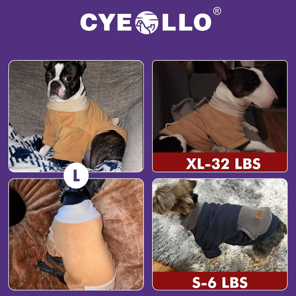 cyeollo sudadera perro invierno: tela suave resistente al uso diario
